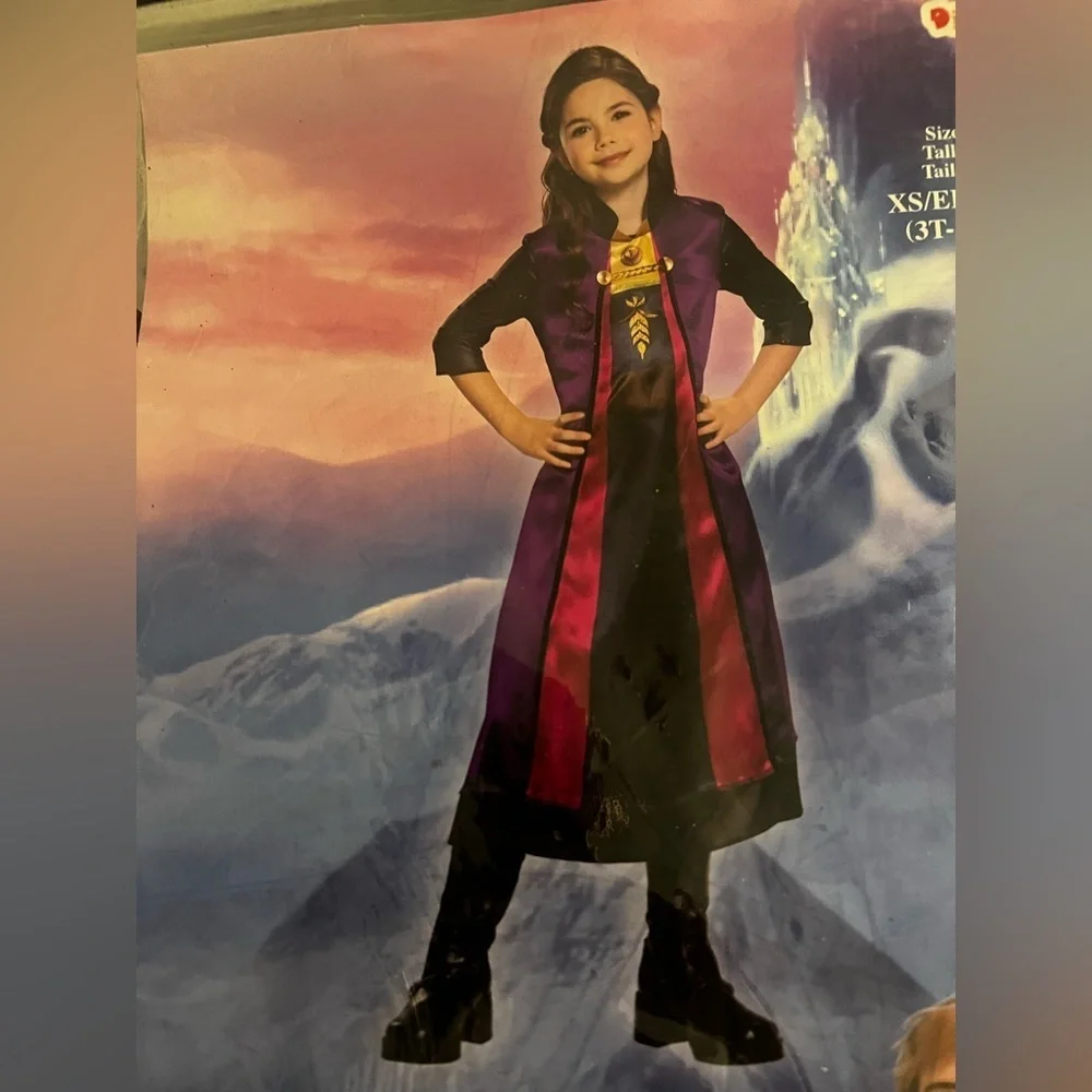 Disney frozen Disguise  Brand Costume in Purple and Blue